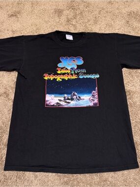 Vintage Y2K Yes Tales From Topographic Oceans Shirt Mens XL Tour 2002 Rock Band